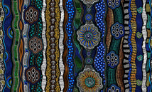 Baiame's Spirit-Stripe Blue OA598391