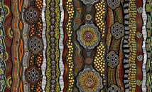 Baiame's Spirit-Stripe Brown OA598392