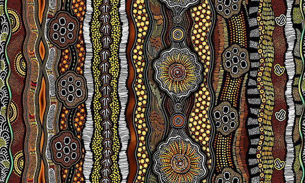 Baiame's Spirit-Stripe Brown OA598392