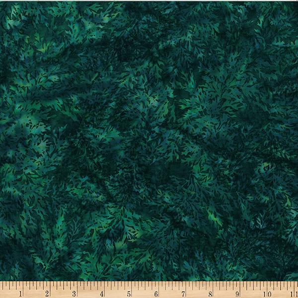 Bali Batik-Ferns Deep Emerald W2591-702