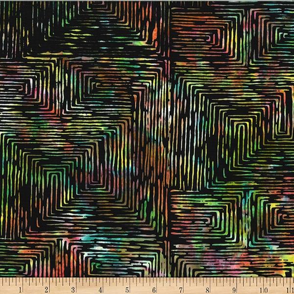 Bali Batik-Lined Geo Sunset W2573-151