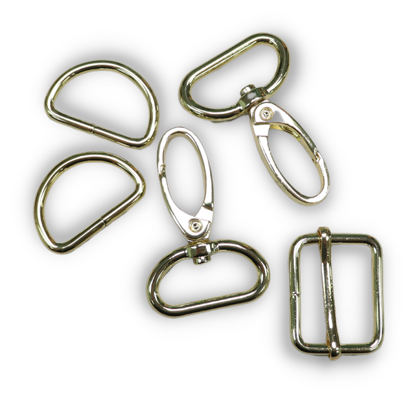 Basic Bag Hardware Set 1" -  Gold