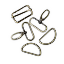 Basic Bag Hardware Set 1 1/2" - Antique Brass