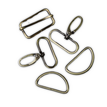 Basic Bag Hardware Set 1 1/2" - Antique Brass