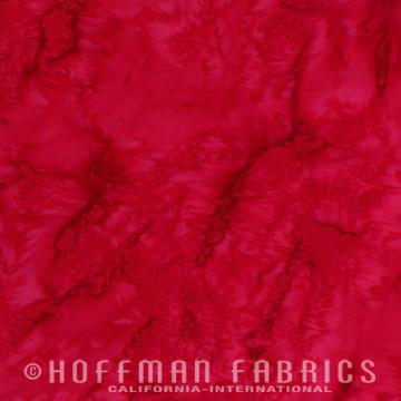 Batik Bali Watercolors 1895-5Red