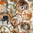 Bearsville-Animal Tondos Birch 2600-31260-E