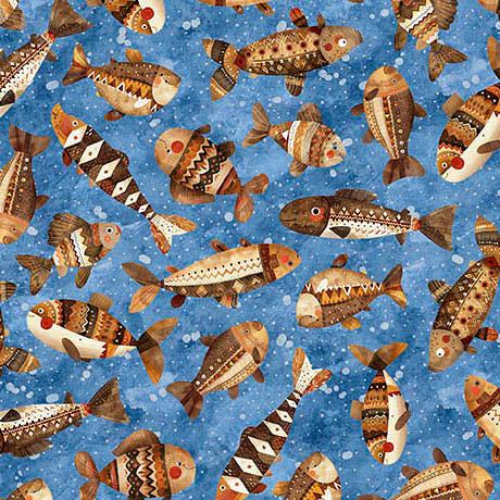 Bearsville-Fish Blue 2600-31263-B