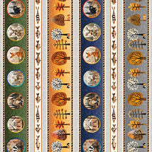 Bearsville-Woodland Border Stripe Multi 2600-31259-X