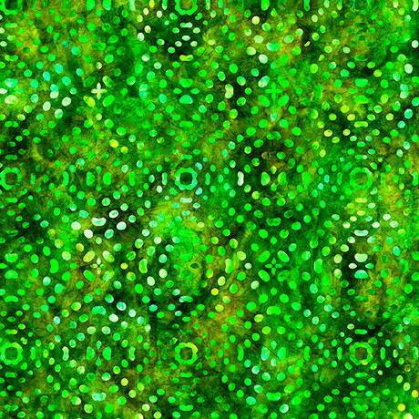 Bedazzled-Textural Dots Green 2600-31128-G