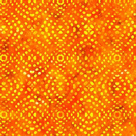 Bedazzled-Textural Dots Orange 2600-31128-O