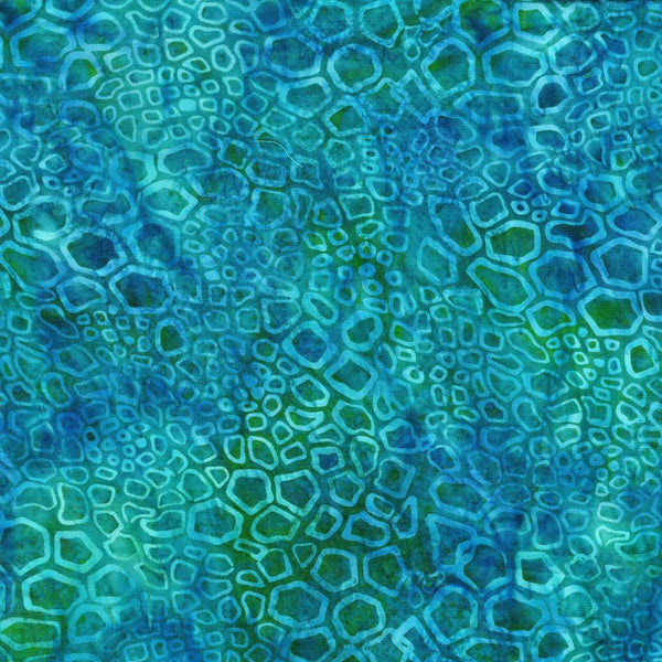 Fossil Finesse-Iron Pyrite Cluster Teal/Bermuda 112521975