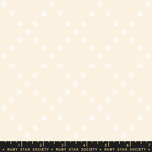 Best Day Ever - Diamond Flowers White On Natural RS0107-11