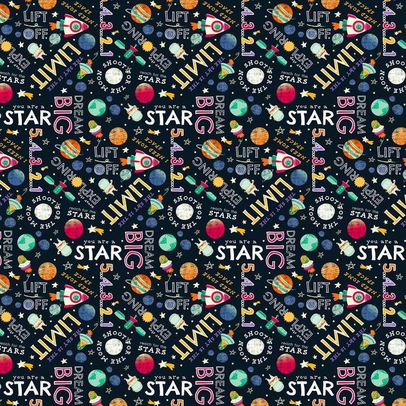 Blast Off! Digital-Words Black Y4389-3