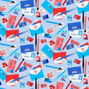 Return To Sender-Writing Desk Red/Blue 12025614