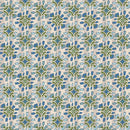 Blockprint Chic-Floral Stripe Beige/Blue 12025931