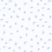 Amalfi Coast-Bees White/Blue W105-007-055