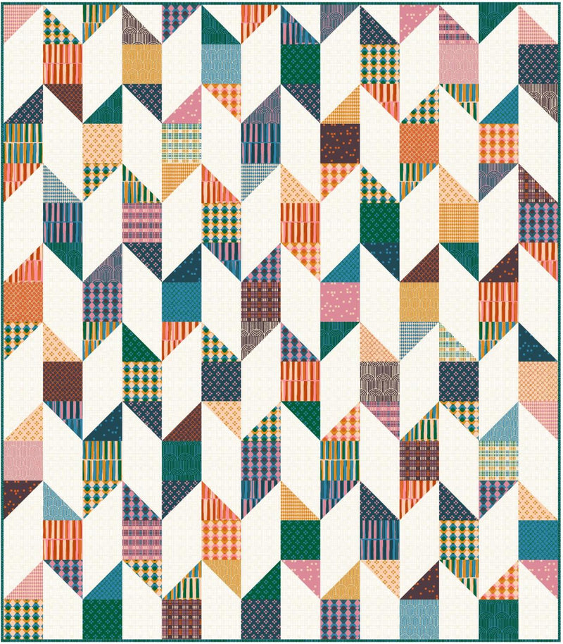 Board And Batten Geometry Quilt Kit