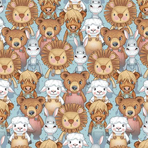 Boho Buddies-Lt Blue 1716-11