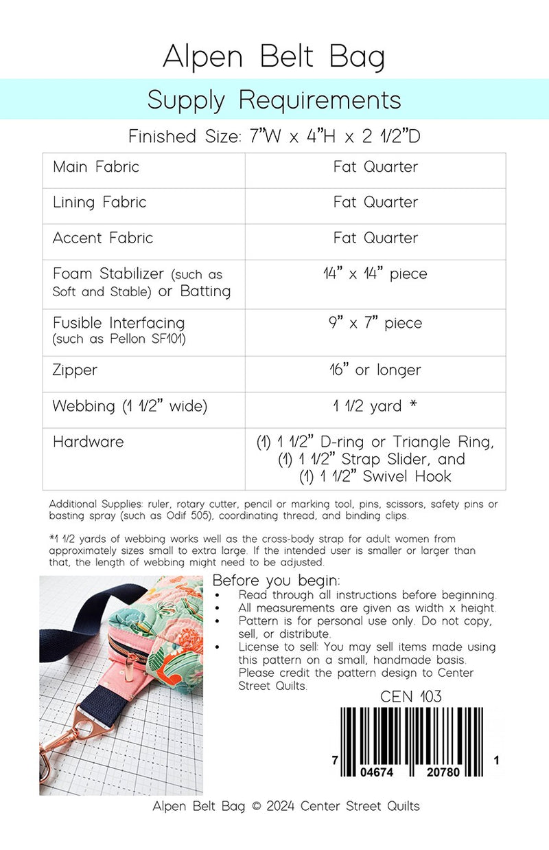 Alpen Belt Bag CEN103