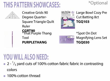 Color Blocked Bowl Cozy - Large CLPCRM010