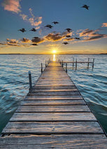 Call Of The Wild-32" Dock Panel Sunset W5421-151