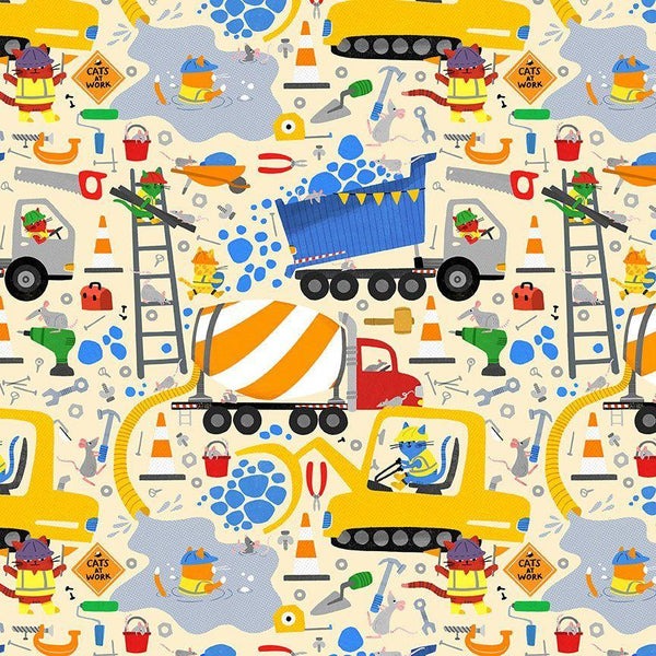 Cats At Work-Cats At Work Cream STELLA-DLW3193-CREAM