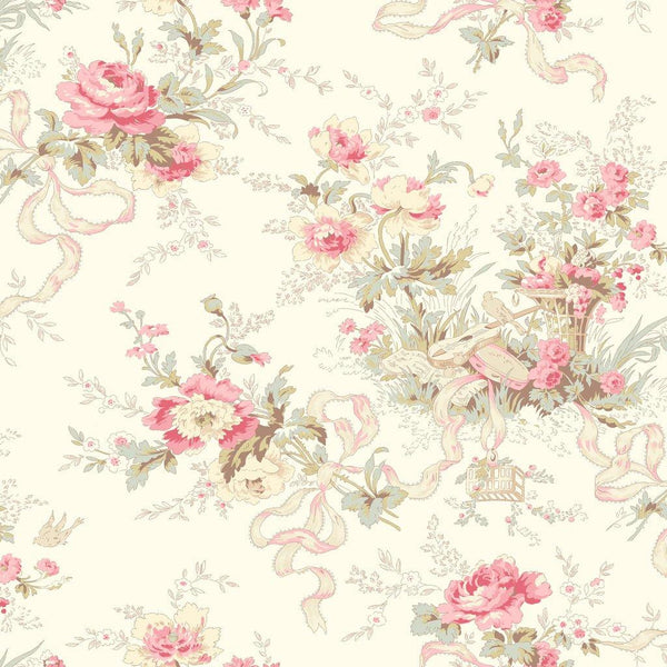 Charlotte-Cottage Floral Light Cream Y4611-2