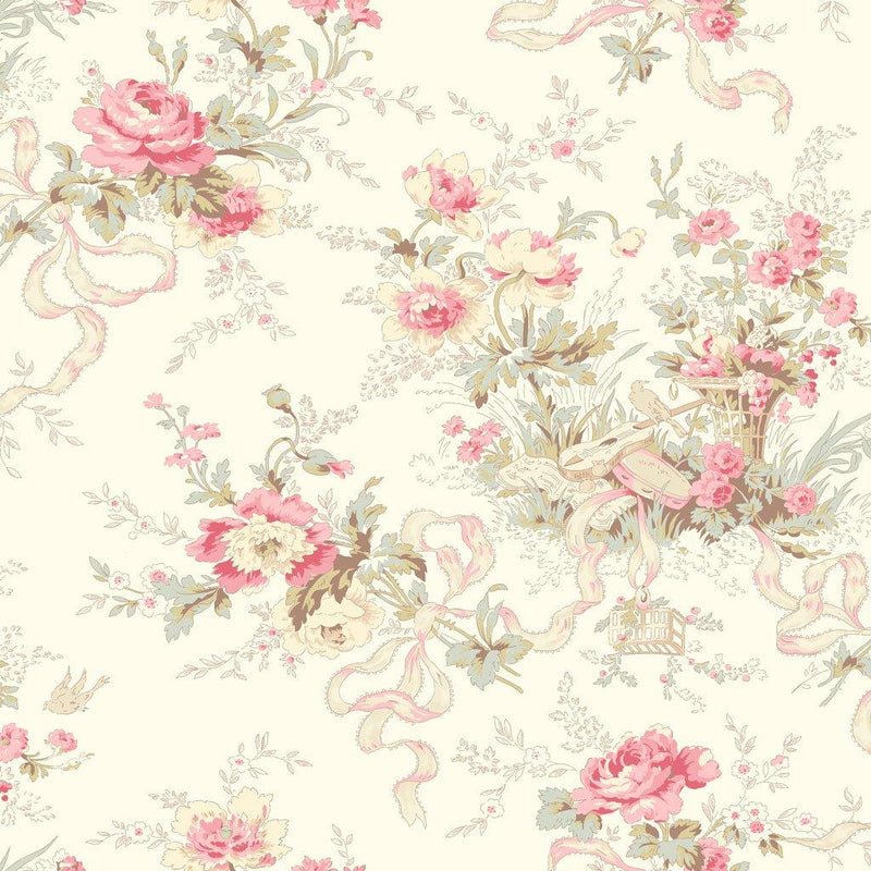 Charlotte-Cottage Floral Light Cream Y4611-2