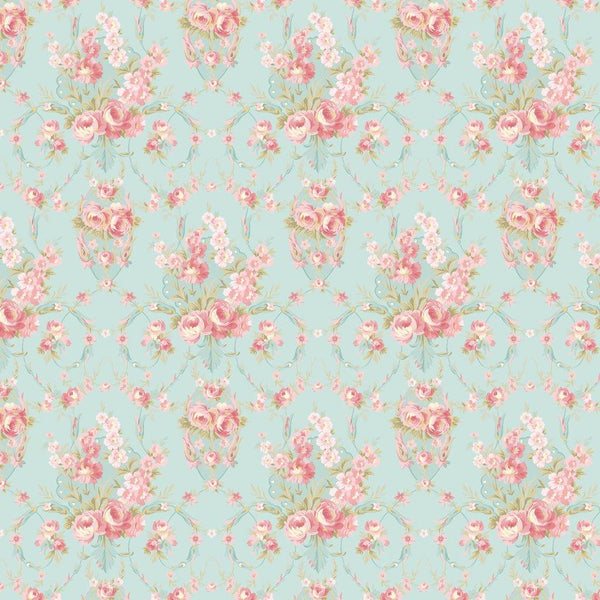 Charlotte-Damask Turquoise Y4612-101