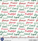 Christmas Miniatures III-Reindeer Names 00236011