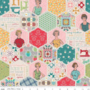 Chunky Thread Sew Happy!-Hexie Multi C16730-MULTI