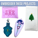 Pat's Embroidery Technique Party* Mon 11/17 10:00am-4:00pm