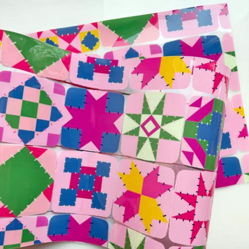 Clear Vinyl Qlt Blocks 12"x52" SHH QULTBLKTPU