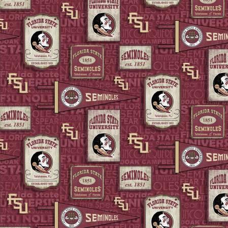 College Cotton-Florida State Vintage Pennant FSU-1267