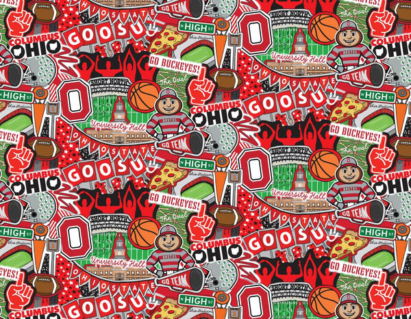 College Cotton-Ohio State Doodle OHS-2001