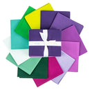 Confetti Cotton Purple Vibrations Fat Quarter Bundle FQPVI120-12