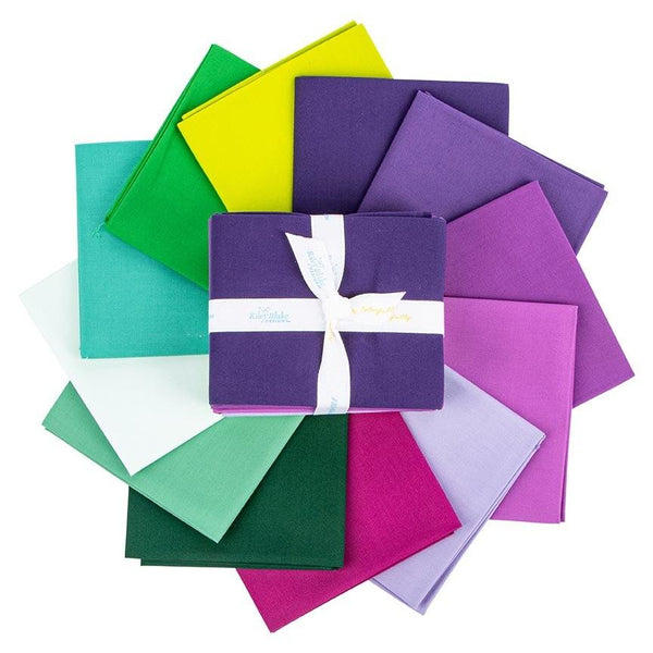 Confetti Cotton Purple Vibrations Fat Quarter Bundle FQPVI120-12