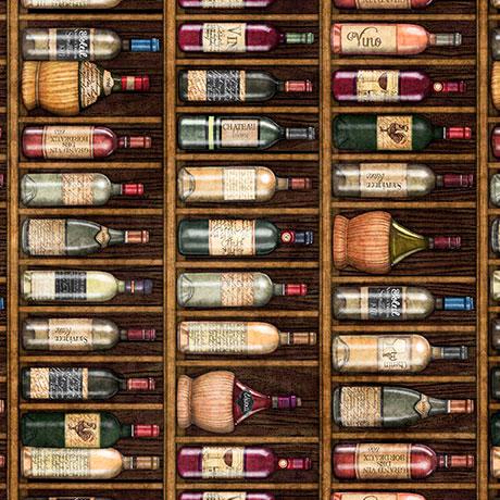 Cork & Barrel - Wine Bottle Stripe MULTI 31170-X