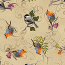 Cornucopia Harvest-Birds Tan 2600-31027-A