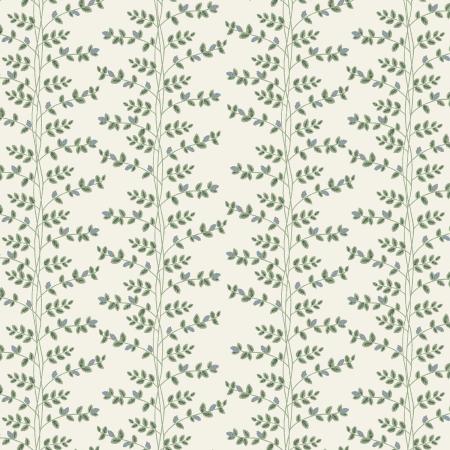 Dahlia-Climbing Vines Cream Metallic RP1604-CR1M