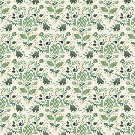 Dahlia- Artichoke Cream Metallic RP1606-CR1M