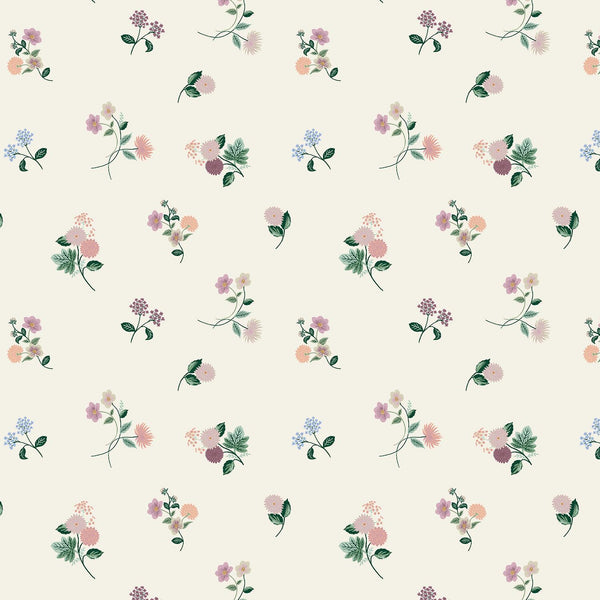 Dahlia- Ditsy Dahlia Cream RP1601-CR1