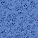Amalfi Coast-Berries & Leaves Blue/Dark Blue W105-006-555