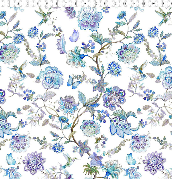 Daydreams-Large Floral Periwinkle 1DD-2