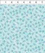 Daydreams- Sprigs Aqua 9DD-2