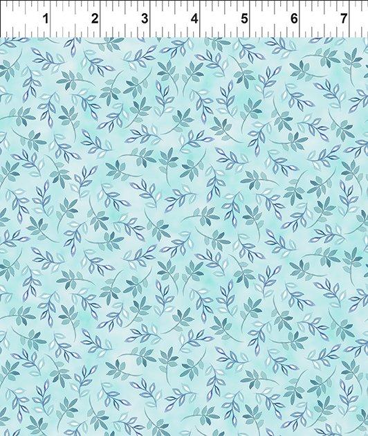 Daydreams- Sprigs Aqua 9DD-2