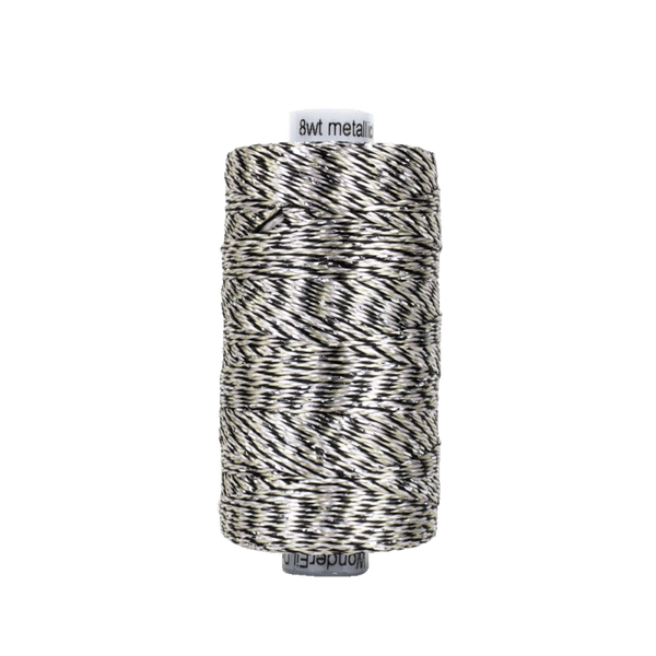 Dazzle Kim Rado 8wt Metallic Thread 183m Sleet DZM-01