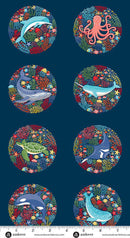 Deep Blue Sea - 24" Panel MU-145-B