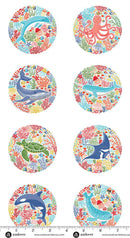 Deep Blue Sea - 24" Panel MU-145-W