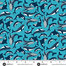 Deep Blue Sea - Blue Fins and Tails MU-142-B